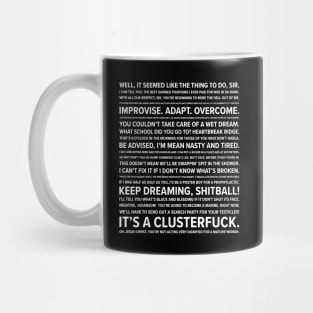 Heartbreak Ridge Quotes Mug